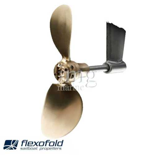Elica abbattibile bipala Flexofold per asse