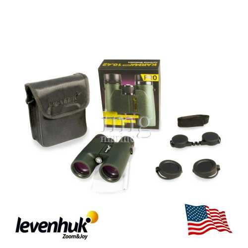 Binocolo Levenhuk Karma Pro 10x42 confezione