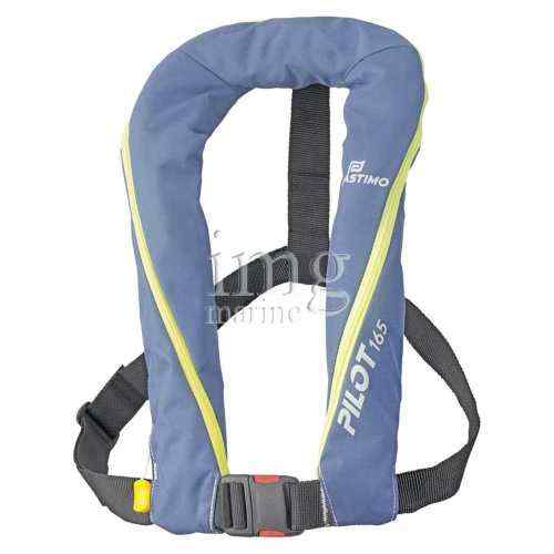 Giubbotto salvagente gonfiabile 165N New Pilot Blue Plastimo