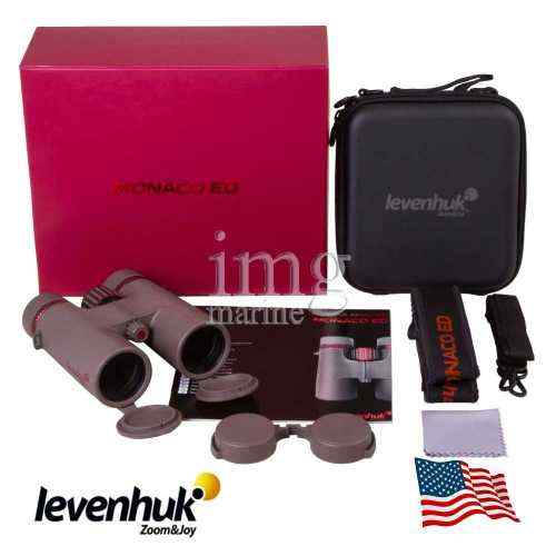 Binocolo Levenhuk Monaco ED 10X42 confezione