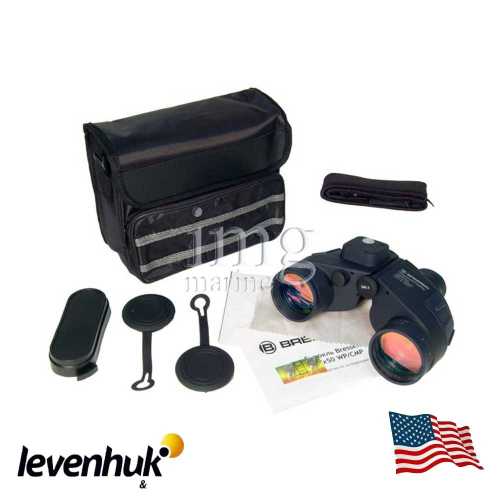 Binocolo 7x50 Bresser Nautic WD Levenhuk set