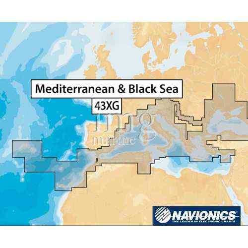 Cartografia 43X Plus Mediterraneo NAVIONICS