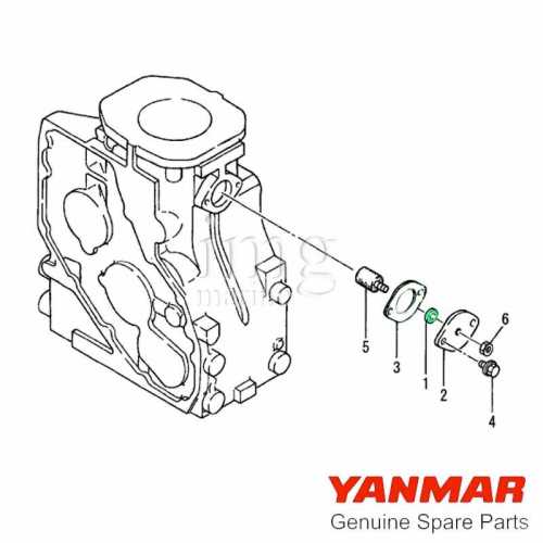 Guarnizione anodo barrotto Yanmar 1GM10