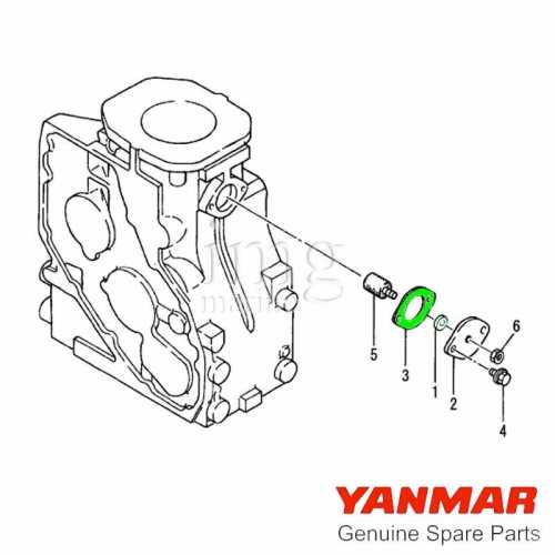 Guarnizione per anodo barrotto Yanmar