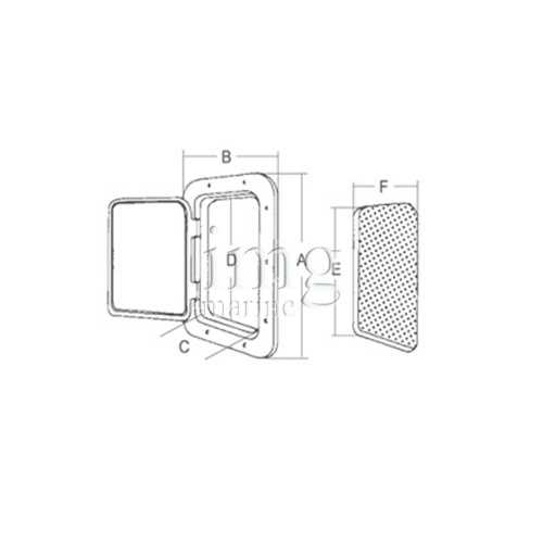 Portello calpestabile Ceredi misure