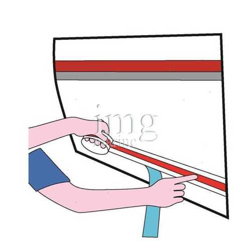 Nastro adesivo per linea di galleggiamento 10 m Striscia