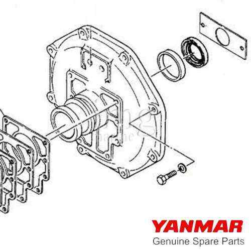 Viti per saildrive M8x30 Yanmar SD disegno
