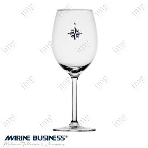 6 bicchieri da vino a calice serie Northwind Ecozen infrangibili Marine Business