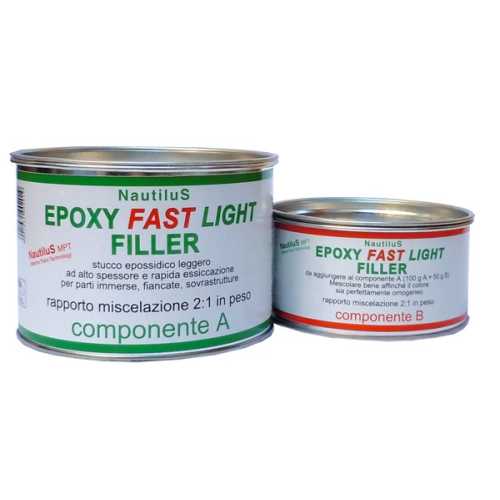 Stucco Nautilus Fast Epoxy Light Filler