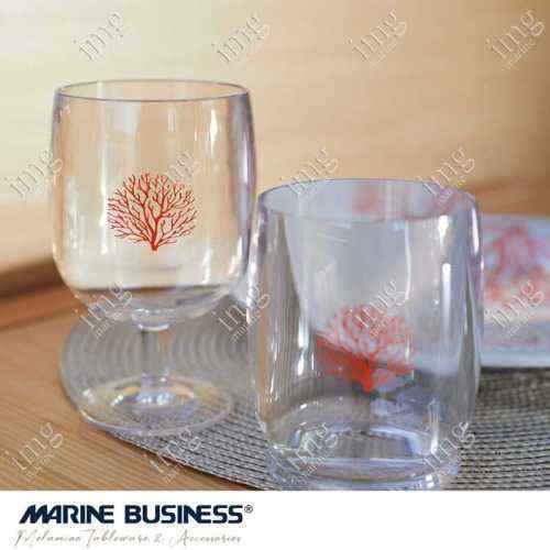 Bicchieri infrangibili Coral Harmony Vino e Acqua Ecozen Marine Business