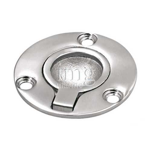 Maniglia a incasso inox Round