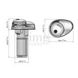 Verricello salpa ancora Prince DP2L 770 misure