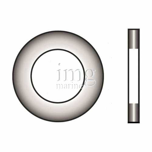Rondelle Piane DIN 125 in acciaio inox A4