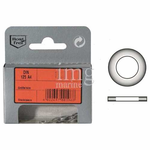Rondelle Piane acciaio inox A4 DIN 125