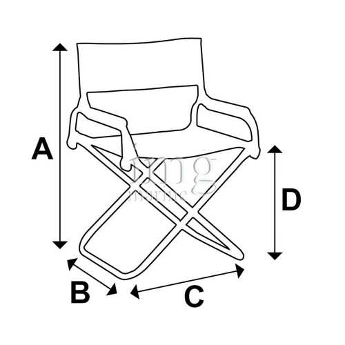 Sedia pieghevole in alluminio anodizzato misure Sedia pieghevole in alluminio anodizzato misure