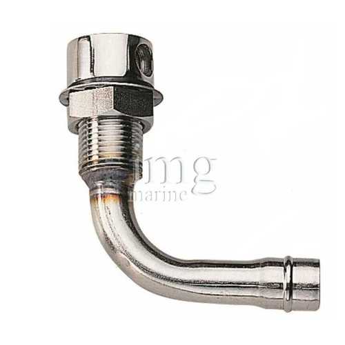 Sfiato Inox curvo