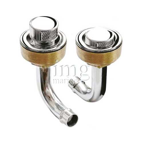 Sfiato ottone curvo a filo R.I.Na.