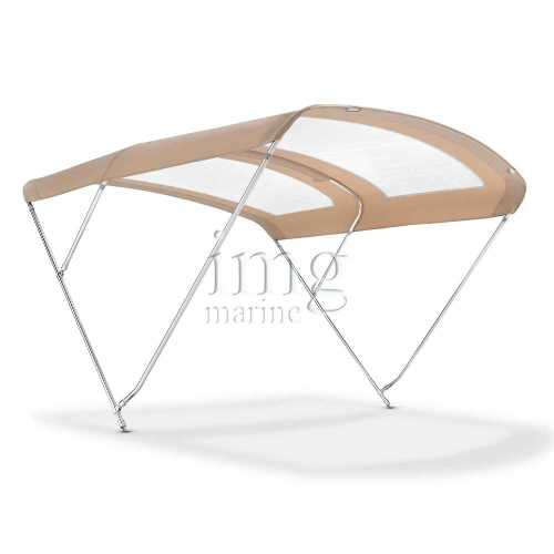 Tendalino parasole Look Up 3 archi H95 Inox 316