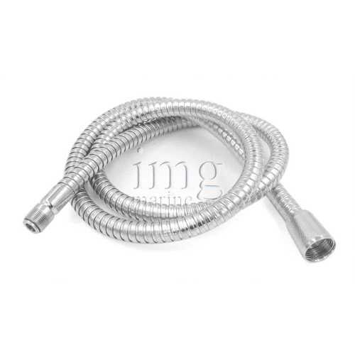 Tubo flessibile in ottone cromato M15 M - 1/2"F