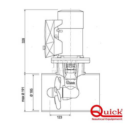 Bow Thruster 185-75 Quick misure