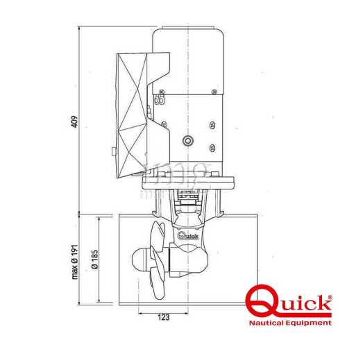 Bow Thruster 185-95 Quick disegno