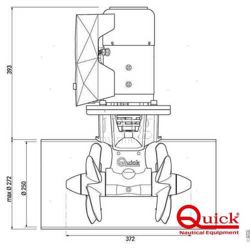 Bow Thruster 250-140 Double Quick dis