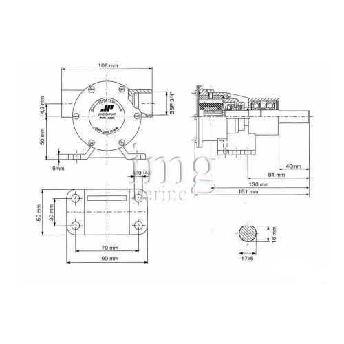 Pompa F5B-8 Johnson misura