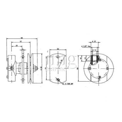 Pompa ST112 ANCOR misure