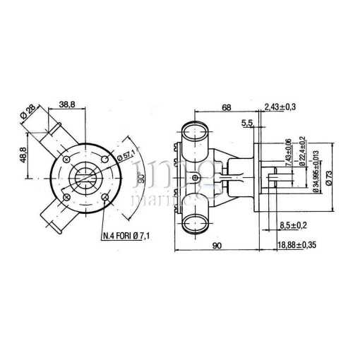 Pompa ST149 ANCOR misure