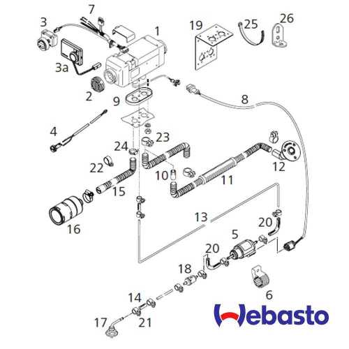 Kit Riscaldatore diesel Air Top 2000 STC Webasto