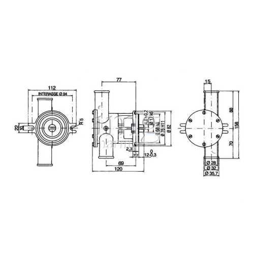 Pompa ST160 ANCOR misure