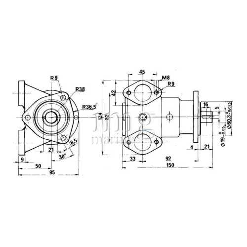 Pompa ST150 ANCOR misure