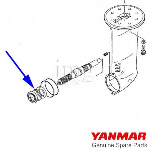 Distanziale per SD20/30/31 Yanmar disegno