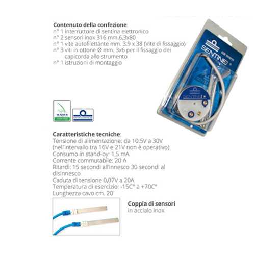 Interruttore di sentina Sentinel caratteristiche