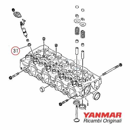 Rondella ugello polverizzatoremotori Yanmar 4JH3-DTE 129693-11880