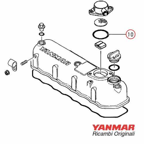 O-ring per motori Yanmar Jserie JH DISEGNO