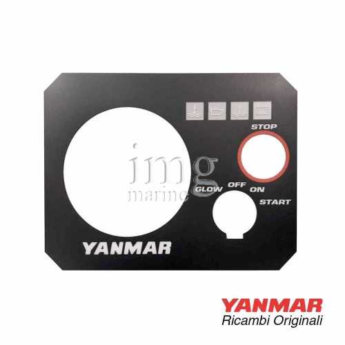 Mascherina adesiva semirigida per quadro elettrico B20 YANMAR