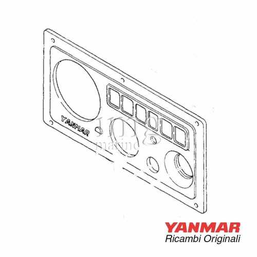 Mascherina pannello B Yanmar 2-3GM disegno