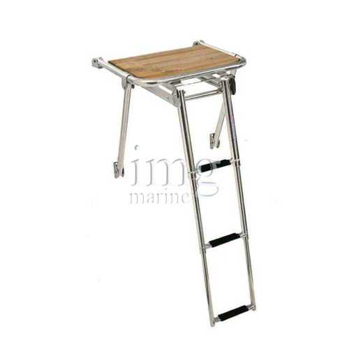 Plancetta di poppa Teak con scaletta