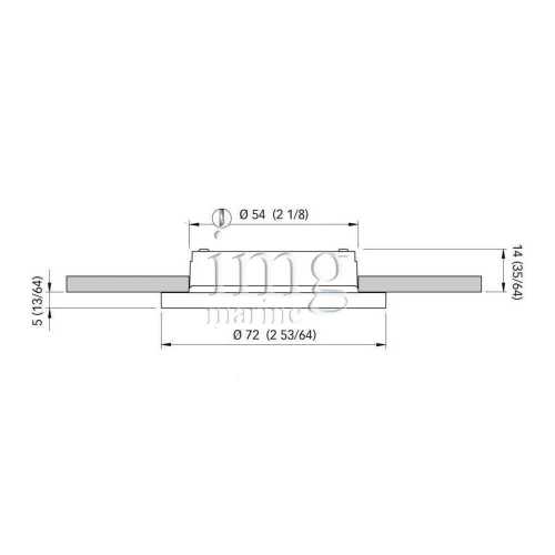 Faretto Led Ted N misure
