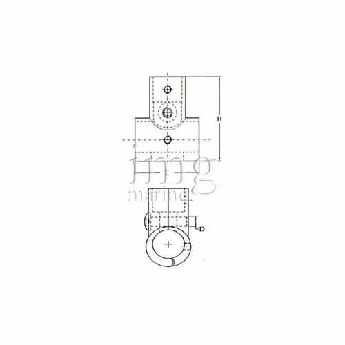Raccordo T dritto apribile microfuso inox 316 misure