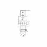 Raccordo T dritto apribile microfuso inox 316 misure