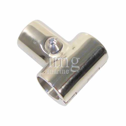 Raccordo T dritto apribile microfuso inox 316
