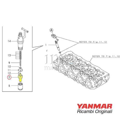 Ricambio polverizzatore 4JH3E/CE/CE1