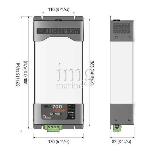 Caricabatterie SBC/NRG+ media potenza Quick