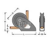 Rinvio verticale Up-Down Antal misure