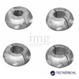 Anodo a Collare piatto In Zinco