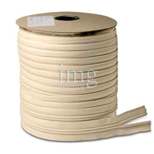 Cerniera lampo YKK zip catena continua 8 Beige per uso...