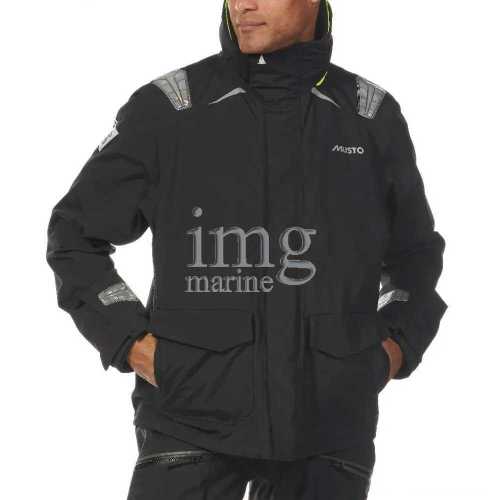 Giacca cerata BR1 Channel Musto Nera tasche