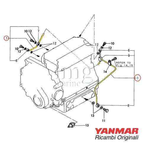 Tubo Olio 3GM30 Yanmar